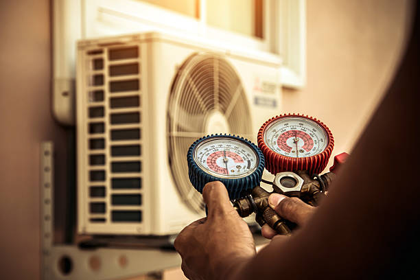 Professional Hvac technician working in Lochmere, NH